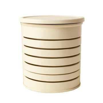 Hill Bridge Closed Garden Compost Bin - Cream