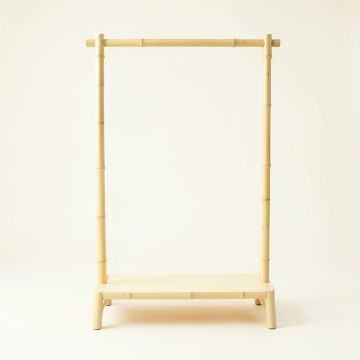 Field Crest Empty Garment Rack - Cream (synthetic illustration; no displayed measurements)