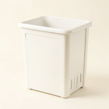 Hazel Brook Closed Garden Compost Bin - White (synthetic illustration; no displayed measurements)