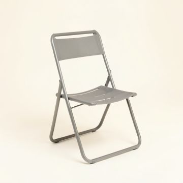 Sage Bluff Folding Outdoor Chair - Gray (synthetic illustration; no displayed measurements)