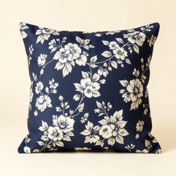 Clemson Floral Throw Pillow (synthetic illustration; no displayed measurements)