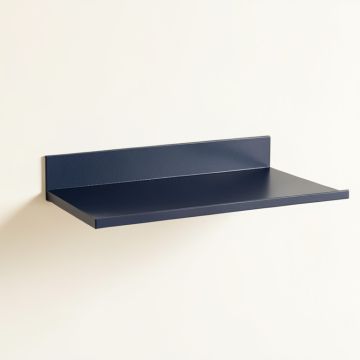 Moss Arc Wall-Mounted Shelf - Navy (synthetic illustration; no displayed measurements)