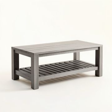 Shore Bend Coffee Table - Gray (synthetic illustration; no displayed measurements)