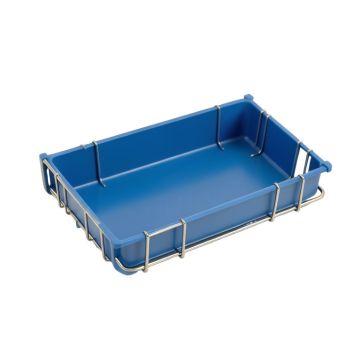 Field Crest Empty Under-Desk Cable Tray - Blue