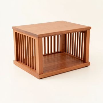 Ash Canyon Empty Furniture-Style Pet Crate - Terracotta (synthetic illustration; no displayed measurements)