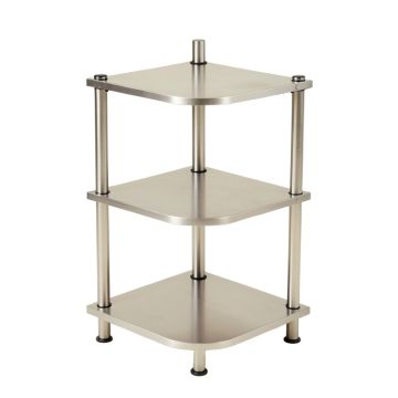 Thomson 3-Tier Stainless Steel Spring Tension Shower Corner Pole Caddy