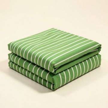 Pineapple Stripe 200 Thread Count Striped 100 % Cotton Percale Sheet Set (synthetic illustration; no displayed measurements)