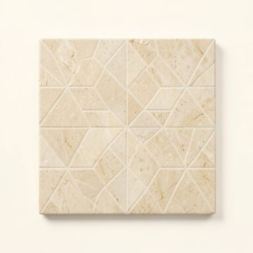 Dune Crossing Uninstalled Square Decorative Tile - Beige (synthetic illustration; no displayed measurements)