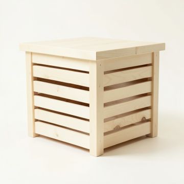 Shore Arc Closed Garden Compost Bin - Ivory (synthetic illustration; no displayed measurements)