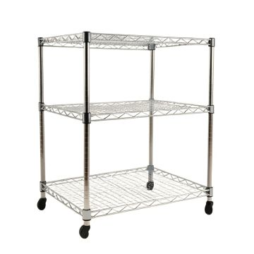 20 '' H X 20 '' W X 12 '' D 3-Tier Wire Shelving Unit With Liners