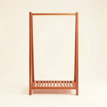 Field Crossing Empty Garment Rack - Terracotta (synthetic illustration; no displayed measurements)