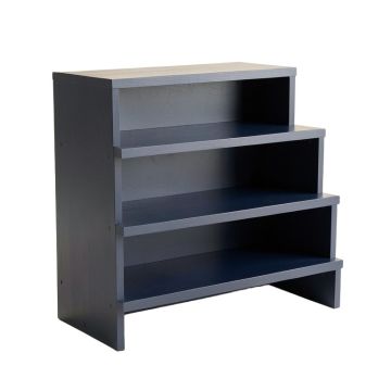 Hazel Fold Desktop Shelving Unit - Navy