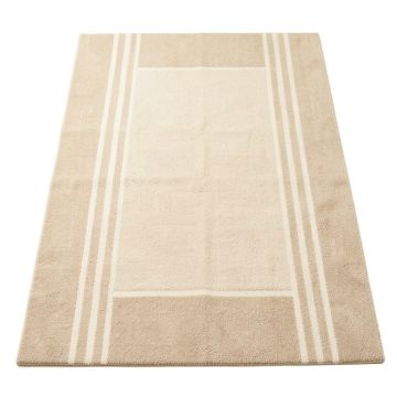 Oak Arc Rectangular Area Rug - Beige