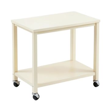 Linden Canyon Empty Rolling Workshop Cart - Cream