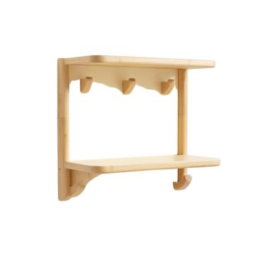 Briar Crossing Wall-Mounted Entryway Organizer Shelf - Cream