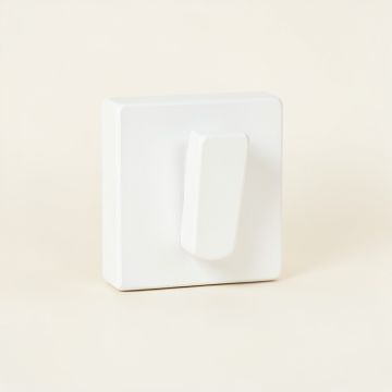 Pine Crossing Wall-Mounted Robe Hook - White (synthetic illustration; no displayed measurements)