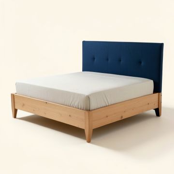 Zayne Wingback Upholstered Standard Bed (synthetic illustration; no displayed measurements)