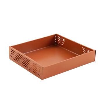Meadow Field Empty Under-Desk Cable Tray - Terracotta