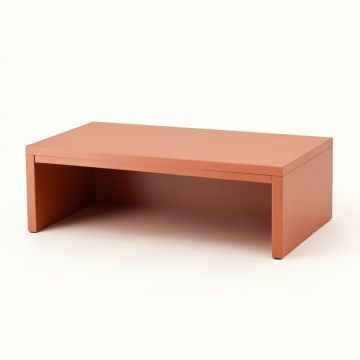 Spruce Field Desktop Monitor Riser - Terracotta (synthetic illustration; no displayed measurements)