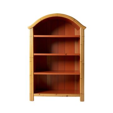 Elm Bend Freestanding Bookcase - Terracotta