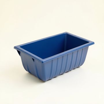 Summit Canyon Empty Railing Planter With Integral Brackets - Blue (synthetic illustration; no displayed measurements)