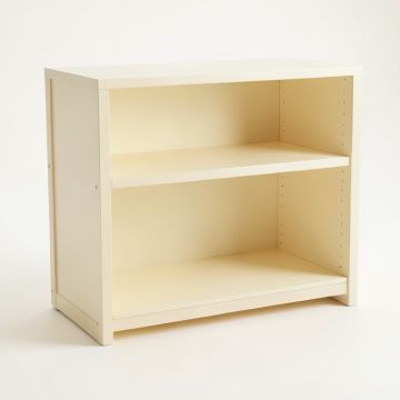 Flint Fold Desktop Shelving Unit - Cream (synthetic illustration; no displayed measurements)