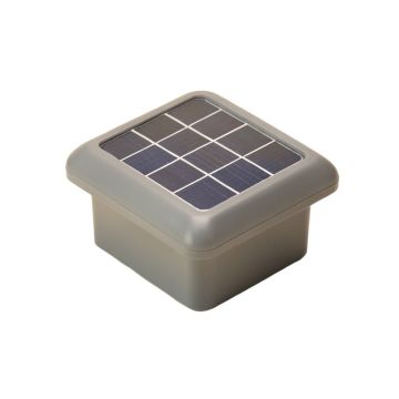 Polyvalent Low Voltage Solar Powered Integrated Led Plastic Step Light Pack