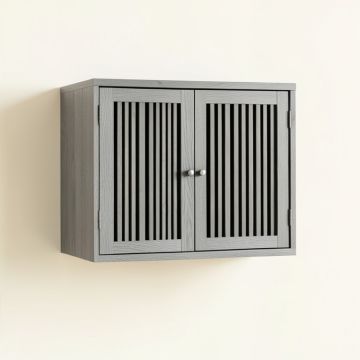 Laurel Brook Wall-Mounted Entry Cabinet - Gray (synthetic illustration; no displayed measurements)