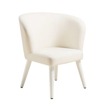 Maye Queen Anne Back Side Chair In White (synthetic illustration; no displayed measurements)