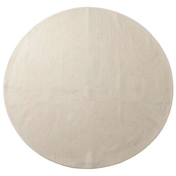 Hill Bend Round Area Rug - Beige