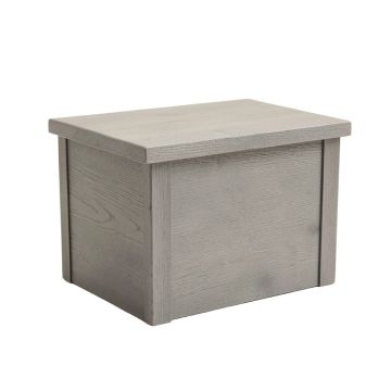 River Bluff Closed Outdoor Storage Box - Gray