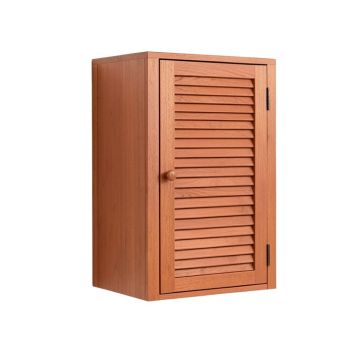 Olive Crest Wall-Mounted Laundry Cabinet - Terracotta
