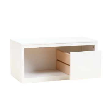 Briar Bridge Shoe Storage Bench - White