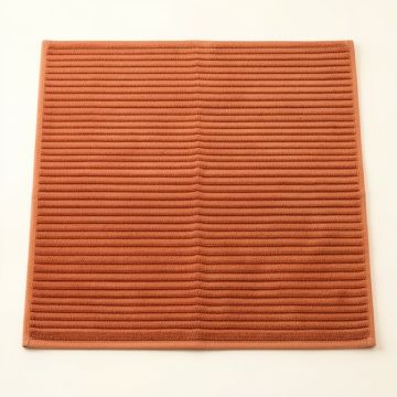 Fern Canyon Bath Mat - Terracotta (synthetic illustration; no displayed measurements)