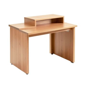Ambrie Floating Desk With Hutch