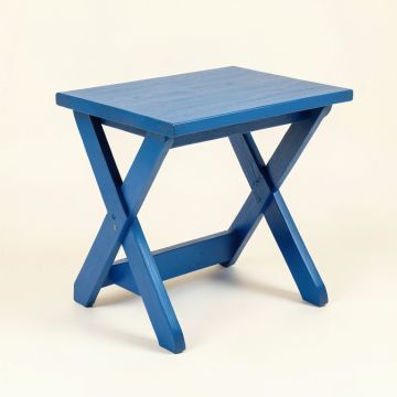 Brook Bridge Compact Balcony Table - Blue (synthetic illustration; no displayed measurements)