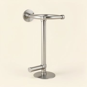 Industrial Pipe Design 24 '' Wall Mounted Towel Bar (synthetic illustration; no displayed measurements)