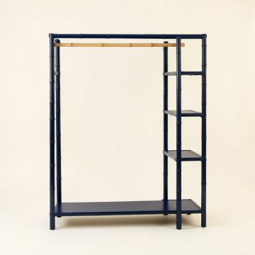 Spruce Arc Empty Garment Rack - Navy (synthetic illustration; no displayed measurements)