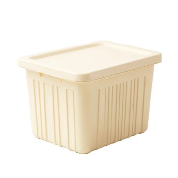 Stone Bridge Closed Outdoor Storage Box - Cream
