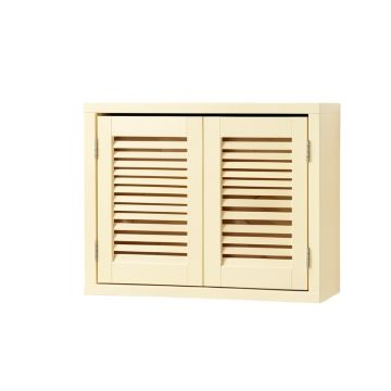River Dell Wall-Mounted Entry Cabinet - Ivory