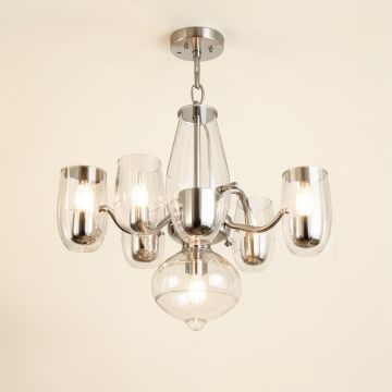 Griffey 5-Light Unique / Statement Tiered Chandelier (synthetic illustration; no displayed measurements)