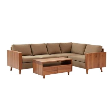 Dehaan Mid-Century 3 Piece Living Room Set