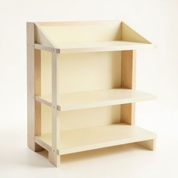 Holly Bend Empty Seed-Starting Shelving Unit Without Lights - Cream (synthetic illustration; no displayed measurements)