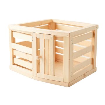 Briar Bend Empty Furniture-Style Pet Crate - Ivory