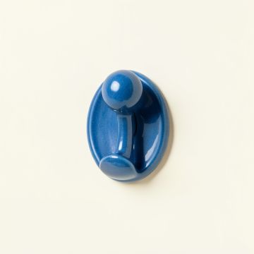 Cove Bend Wall-Mounted Robe Hook - Blue (synthetic illustration; no displayed measurements)