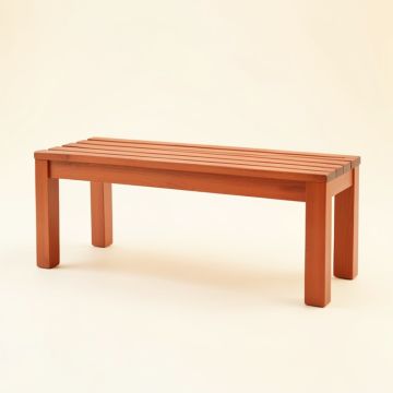 Brook Branch Indoor Bench - Terracotta (synthetic illustration; no displayed measurements)