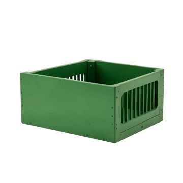 Fern Bluff Empty Furniture-Style Pet Crate - Green