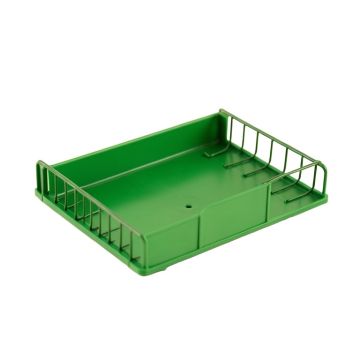 Ash Bridge Empty Under-Desk Cable Tray - Green