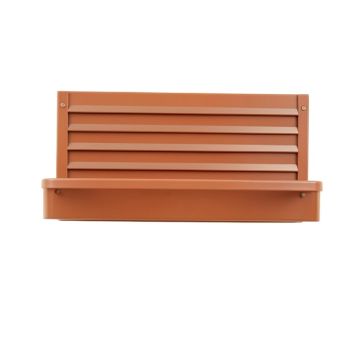 Ridge Crest Wall-Mounted Entryway Organizer Shelf - Terracotta