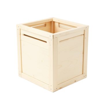 Laurel Bend Closed Garden Compost Bin - Ivory